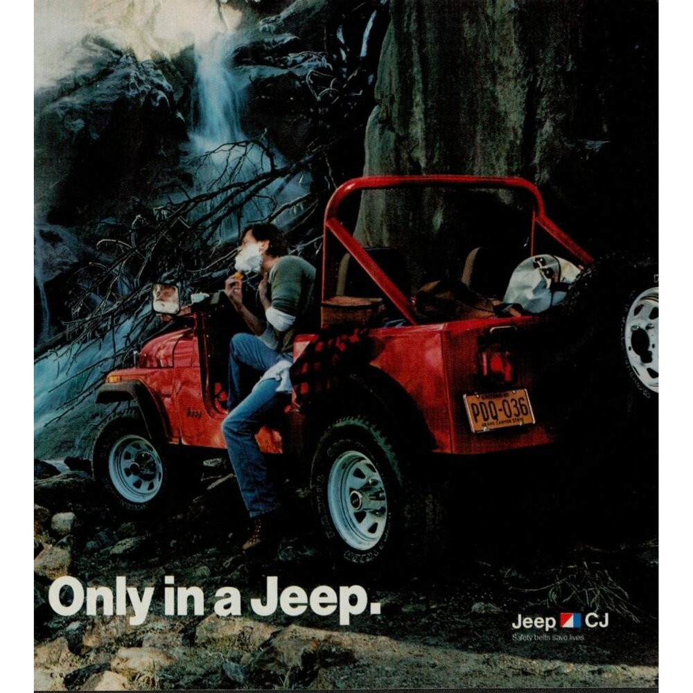 1985 Jeep CJ Automobile Vintage Print Ad (L20) - Picture 3 of 3